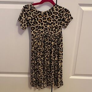 Posh Peanut Tan and Black Leopard Dress